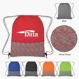 Bitmap Drawstring Backpack — view 9