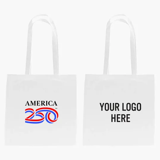 America250™ 100% Cotton Tote Bag, 4 Oz.