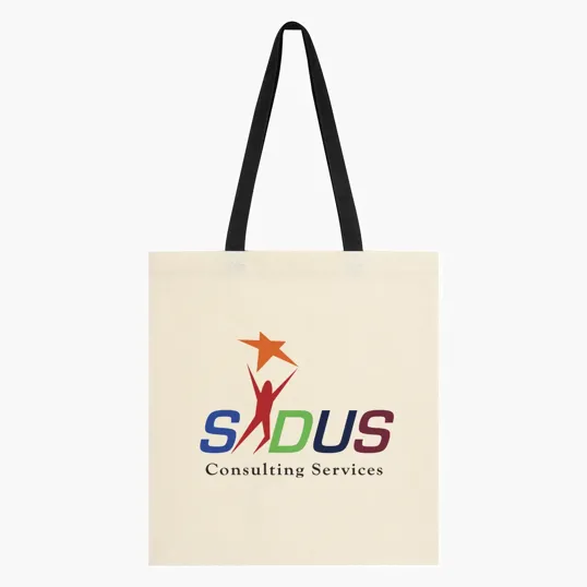Penny Wise Cotton Canvas Tote Bag