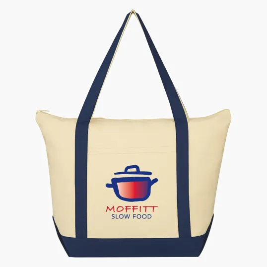 Folksy 12 Oz. Cotton Canvas Tote Bag — view 2