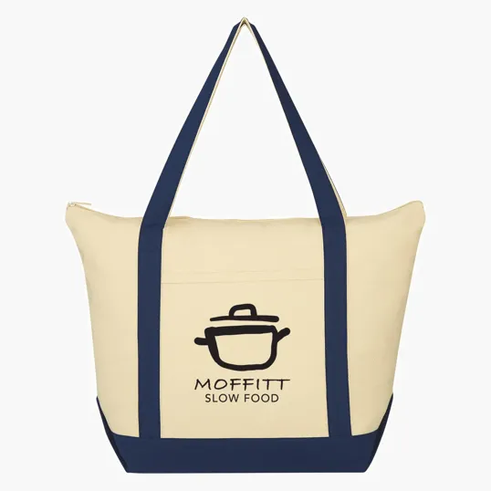 Folksy 12 Oz. Cotton Canvas Tote Bag — view 5