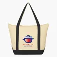 Folksy 12 Oz. Cotton Canvas Tote Bag
