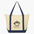 Folksy 12 Oz. Cotton Canvas Tote Bag — view 5