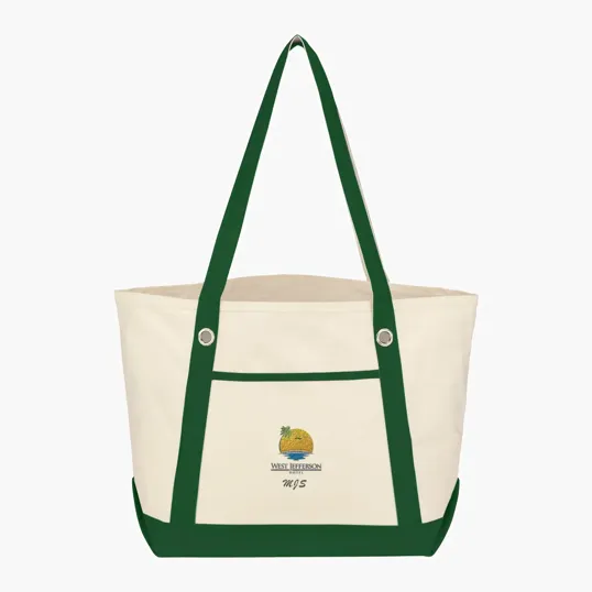 Medium Cotton Canvas Sailing Tote Bag — view 4