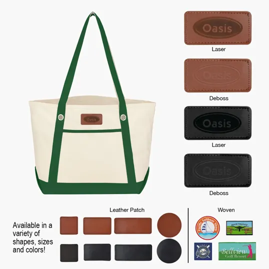 Medium Cotton Canvas Sailing Tote Bag — view 5