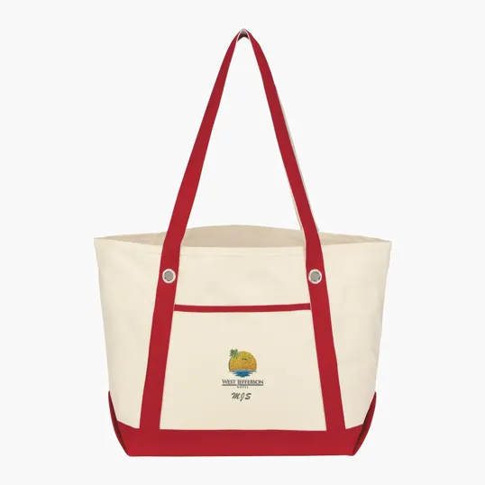 Medium Cotton Canvas Sailing Tote Bag — view 13
