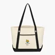 Medium Cotton Canvas Sailing Tote Bag
