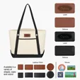 Medium Cotton Canvas Sailing Tote Bag — view 2