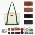 Medium Cotton Canvas Sailing Tote Bag — view 5