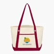 Medium Cotton Canvas Sailing Tote Bag — view 9