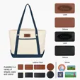 Medium Cotton Canvas Sailing Tote Bag — view 10