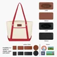 Medium Cotton Canvas Sailing Tote Bag — view 14
