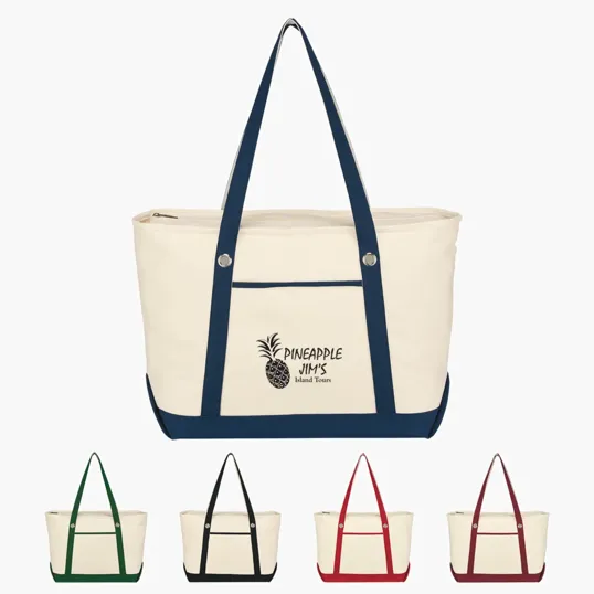 12 Oz. Cotton Canvas Sailing Tote Bag — view 7