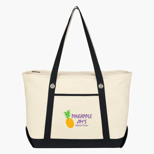 12 Oz. Cotton Canvas Sailing Tote Bag