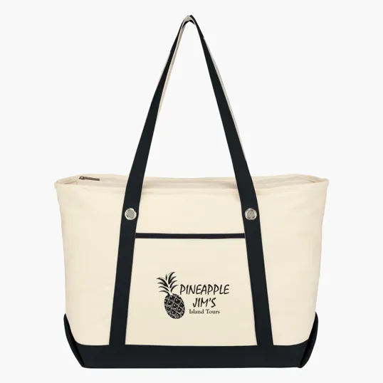 12 Oz. Cotton Canvas Sailing Tote Bag — view 8