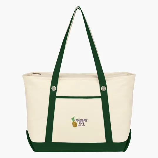 12 Oz. Cotton Canvas Sailing Tote Bag — view 4
