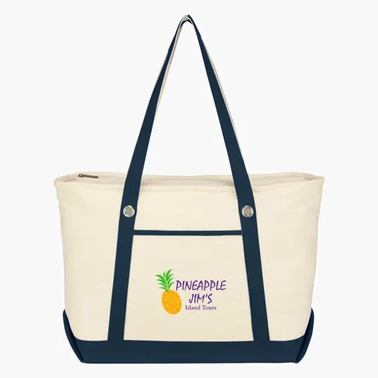 12 Oz. Cotton Canvas Sailing Tote Bag — view 5