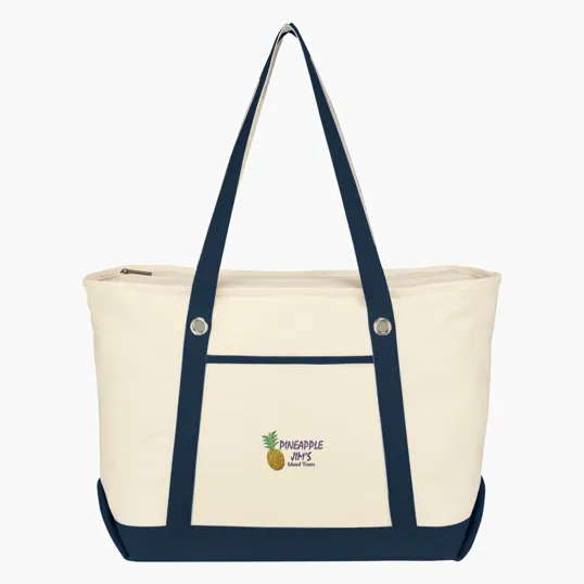 12 Oz. Cotton Canvas Sailing Tote Bag — view 6