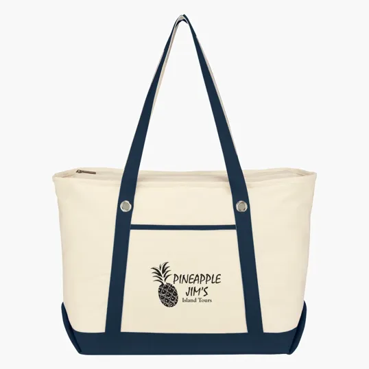 12 Oz. Cotton Canvas Sailing Tote Bag — view 10
