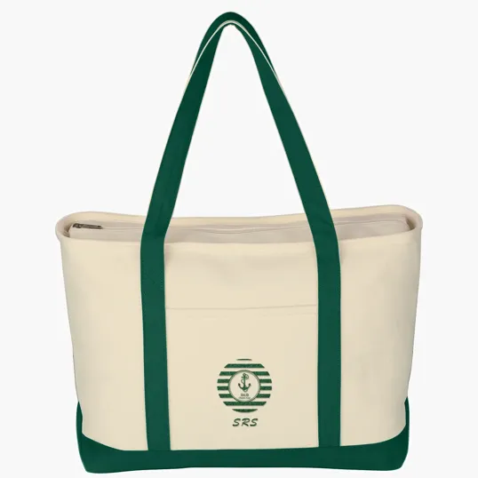 Large Starboard Cotton Canvas Tote Bag — view 2