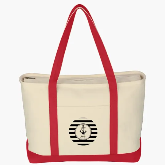 Large Starboard Cotton Canvas Tote Bag — view 21
