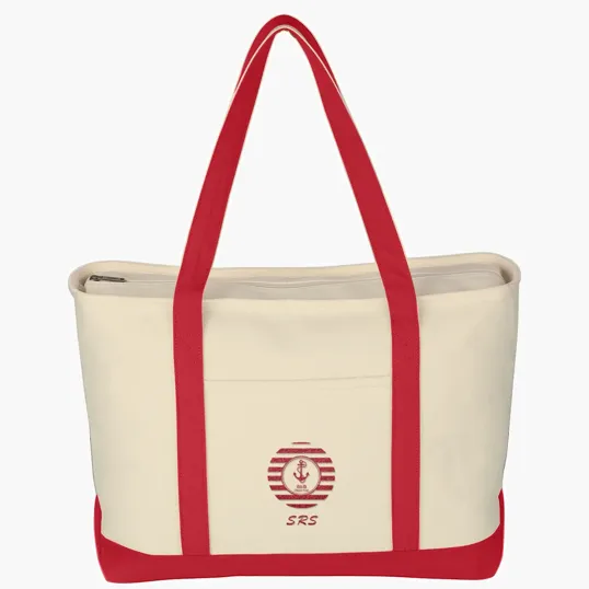 Large Starboard Cotton Canvas Tote Bag — view 6