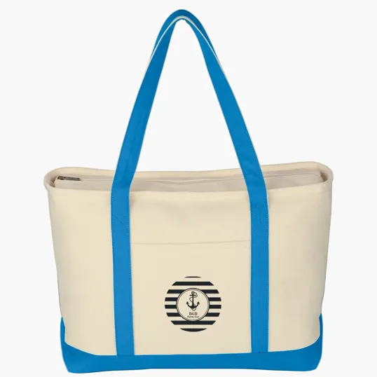 Large Starboard Cotton Canvas Tote Bag — view 22