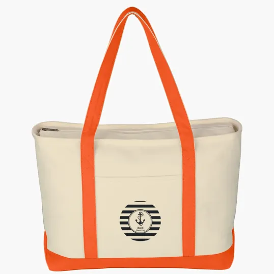 Large Starboard Cotton Canvas Tote Bag — view 23