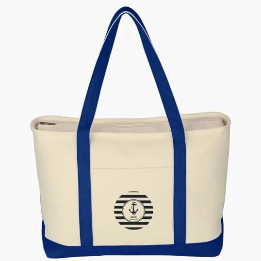 Large Starboard Cotton Canvas Tote Bag — view 24