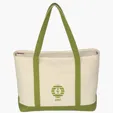 Large Starboard Cotton Canvas Tote Bag — view 3