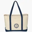 Large Starboard Cotton Canvas Tote Bag — view 19