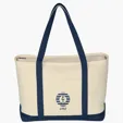 Large Starboard Cotton Canvas Tote Bag — view 4