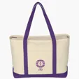 Large Starboard Cotton Canvas Tote Bag — view 5
