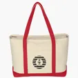 Large Starboard Cotton Canvas Tote Bag — view 21