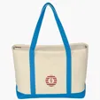 Large Starboard Cotton Canvas Tote Bag — view 8