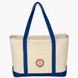 Large Starboard Cotton Canvas Tote Bag — view 12