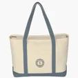 Large Starboard Cotton Canvas Tote Bag — view 13