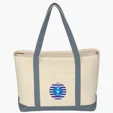 Large Starboard Cotton Canvas Tote Bag — view 14