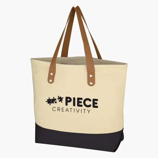 Alison Recycled Cotton Canvas Tote Bag — view 5