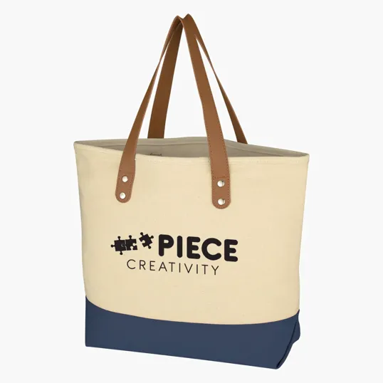 Alison Recycled Cotton Canvas Tote Bag — view 9
