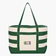 Cotton Canvas Nautical Tote Bag, 18 Oz.