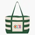 Cotton Canvas Nautical Tote Bag, 18 Oz. — view 2