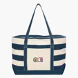 Cotton Canvas Nautical Tote Bag, 18 Oz. — view 3
