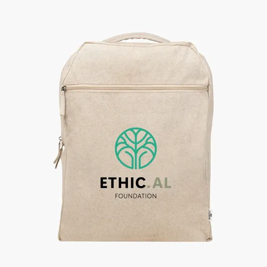 Arden Recycled Cotton Computer Backpack, 14 Oz. — view 4