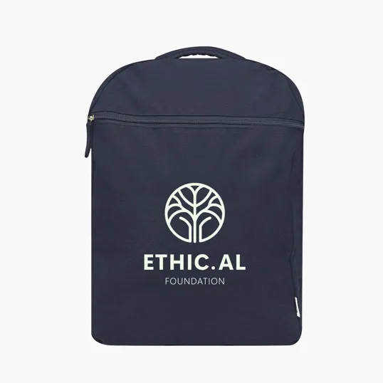 Arden Recycled Cotton Computer Backpack, 14 Oz. — view 12