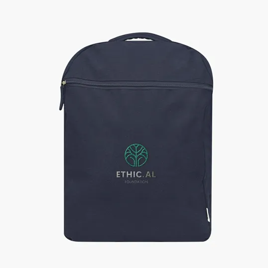 Arden Recycled Cotton Computer Backpack, 14 Oz. — view 6