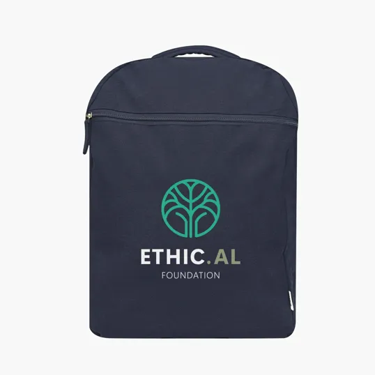Arden Recycled Cotton Computer Backpack, 14 Oz. — view 7