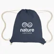 Arden Recycled Cotton Drawstring Bag — view 4