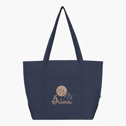 Arden Recycled Cotton Tote Bag, 9 Oz. — view 4