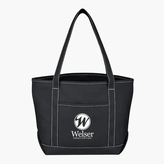 Medium Cotton Canvas Yacht Tote Bag — view 11